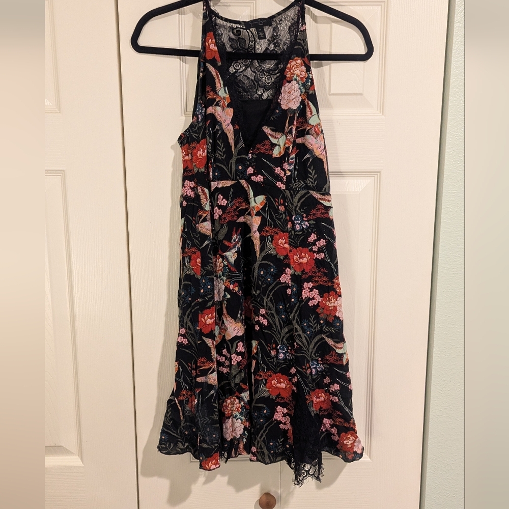 Jessica Simpson Black Floral Dress